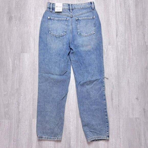 High Waist Distressed Mom Jeans 4/27 - Picture 3 of 3